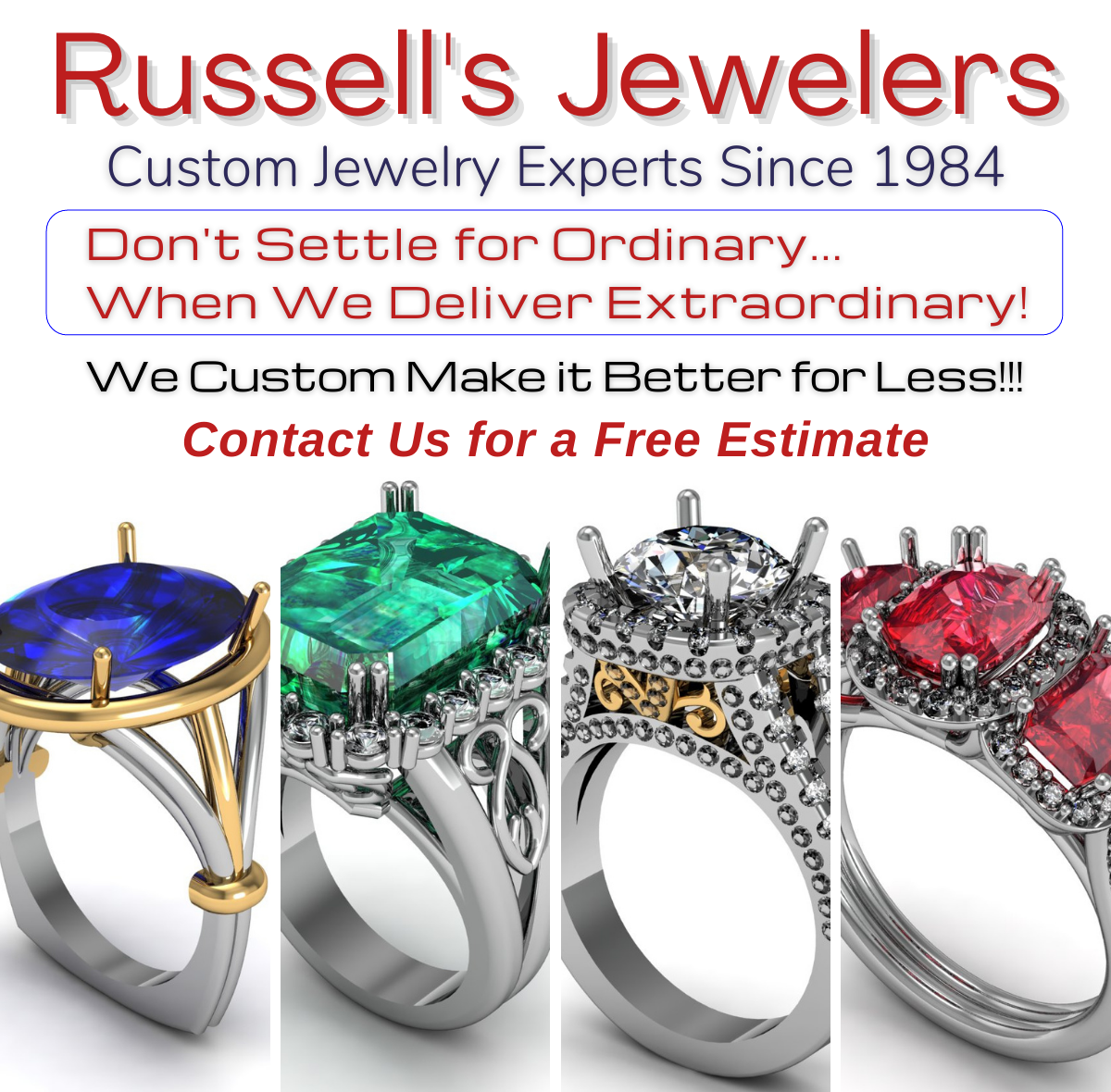 Russell's Jewelers Custom Jewelry